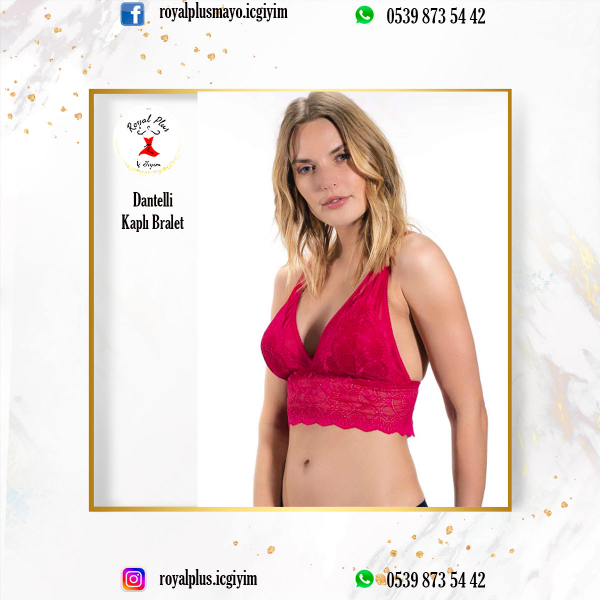 Cotton Hill Dantelli Kaplı Bralet